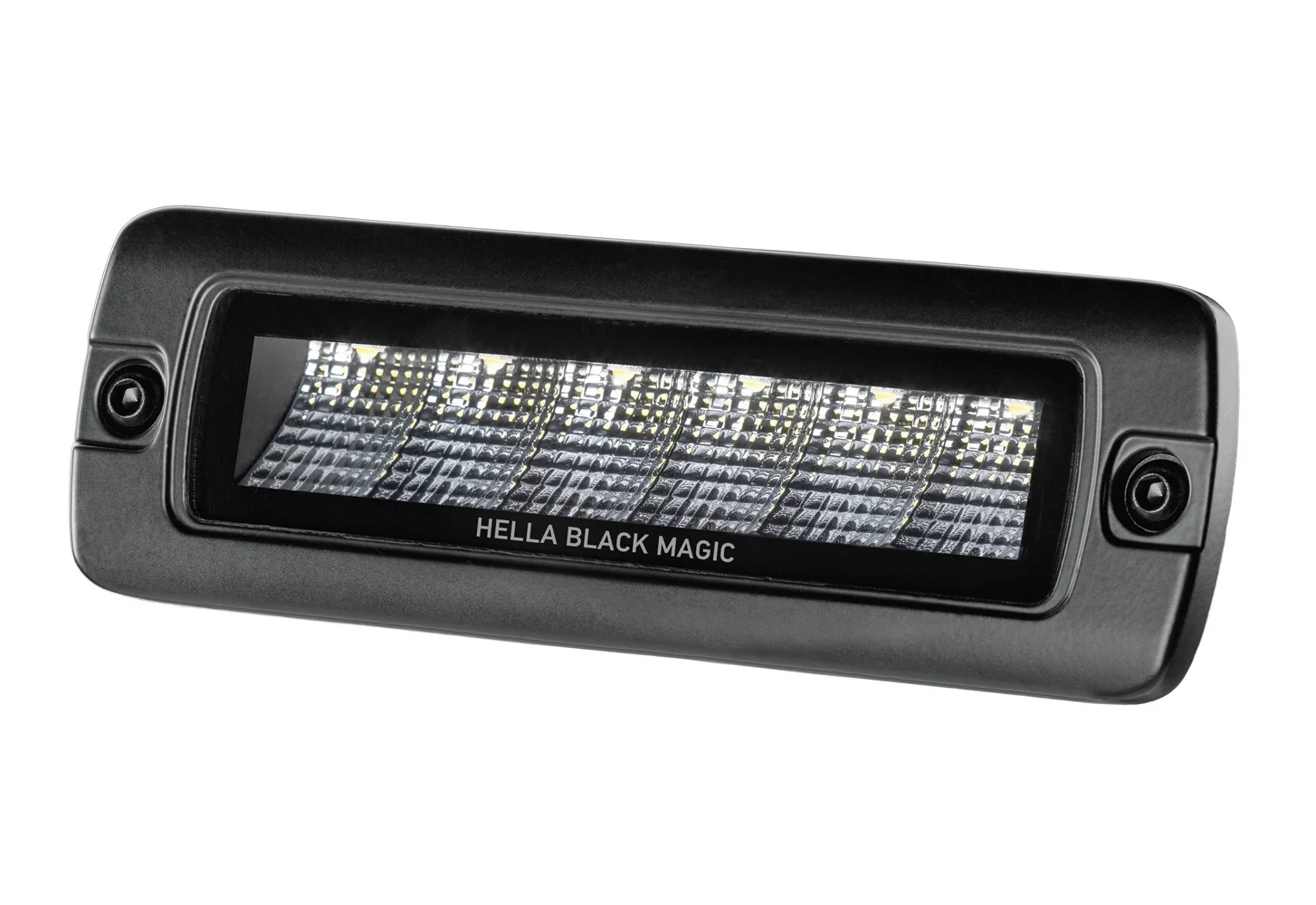 HELLA - 1FB 358 176-221 - LED-High Beam Headlight, Black Magic Edgeless Mini Lightbar 6.2", 12/24V, 200