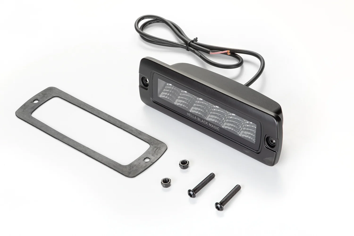 HELLA - 1FB 358 176-221 - LED-High Beam Headlight, Black Magic Edgeless Mini Lightbar 6.2", 12/24V, 200
