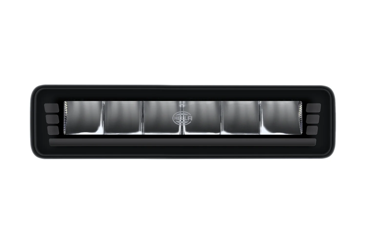 HELLA - 1FB 358 236-241 - Lightbar, Black Magic Edgeless Pro 7" Mini, 12/24V, white/yellow (amber), 21