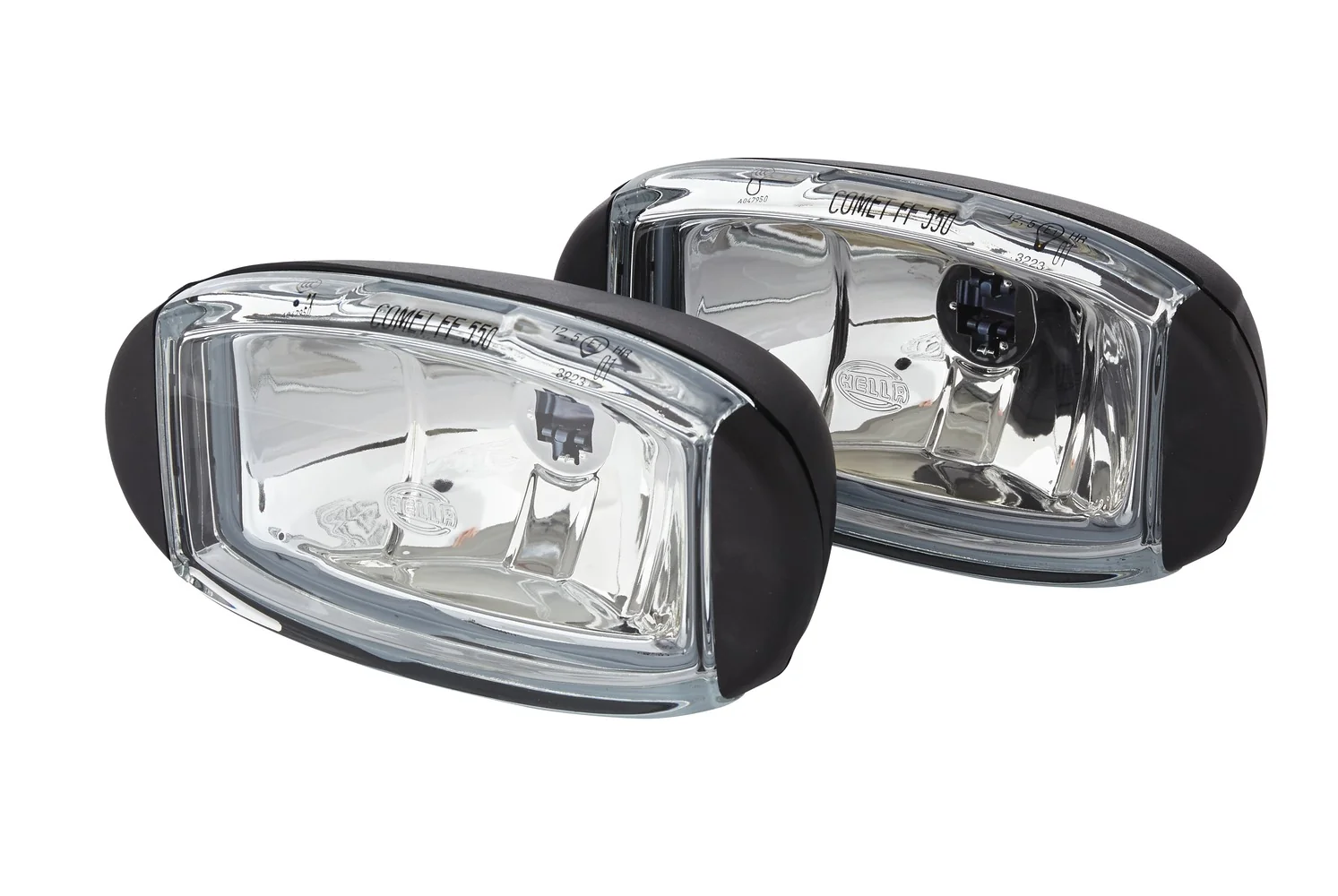 HELLA - 1FD 010 953-801 - FF/Halogen-High Beam Headlight Set, Comet FF 550, 12V