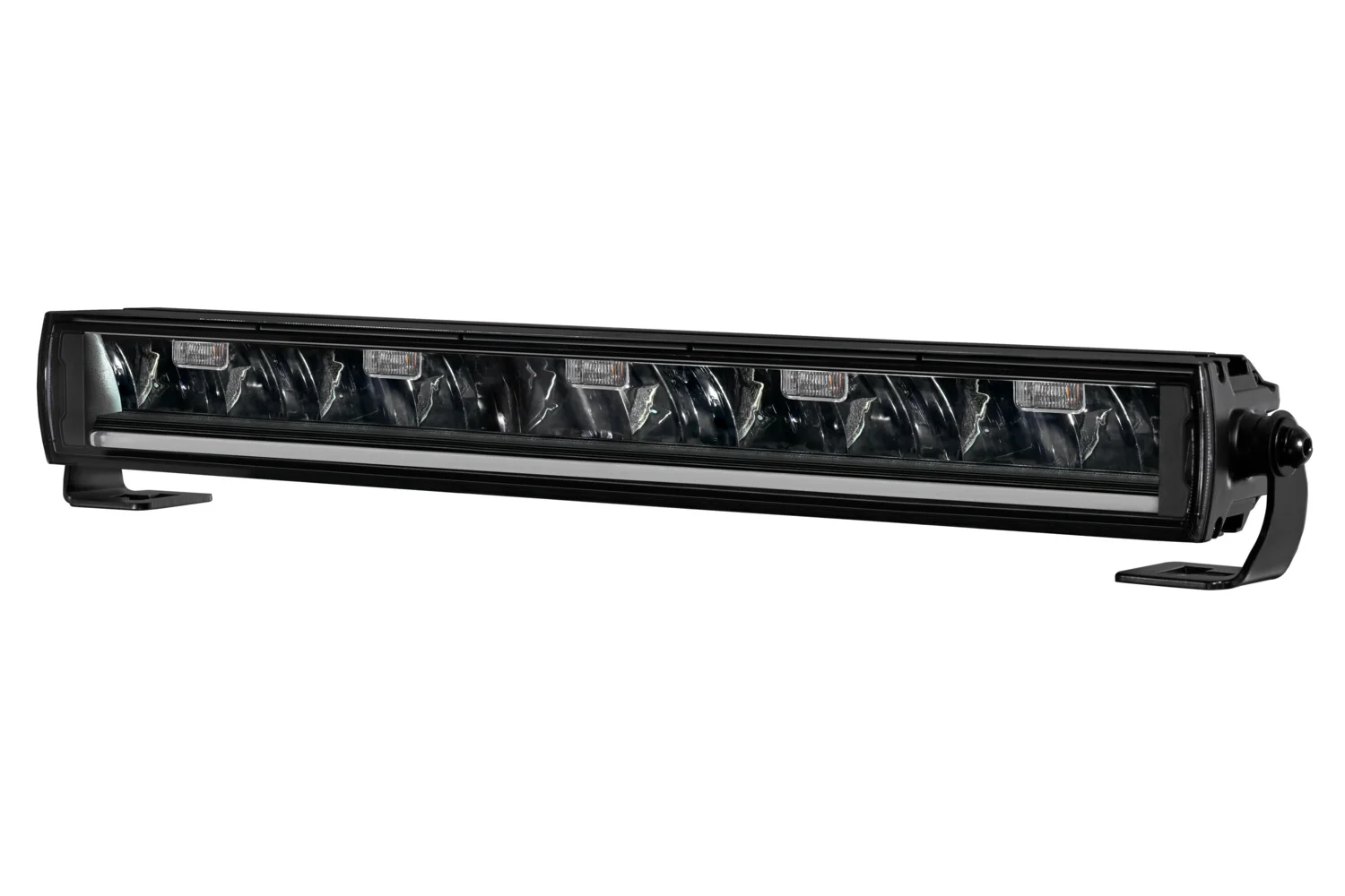 HELLA - 1FE 357 666-031 - LED-Lightbar, LBE 2 490FL, 12/24V, white/yellow (amber), 4400lm