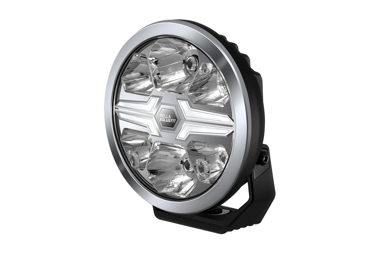 HELLA - 1FJ 357 198-001 - LED-High Beam Headlight, Blade Chrom 7", 12/24V, white, 1670lm