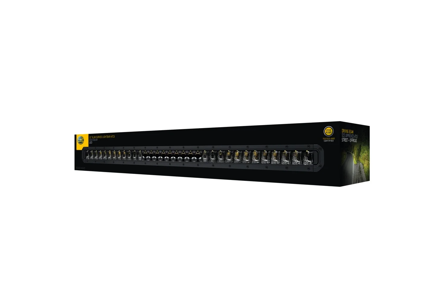 HELLA - 1FJ 358 196-511 - LED-High Beam Headlight, Black Magic Tough Lightbar 32", 12/24V, 5410lm