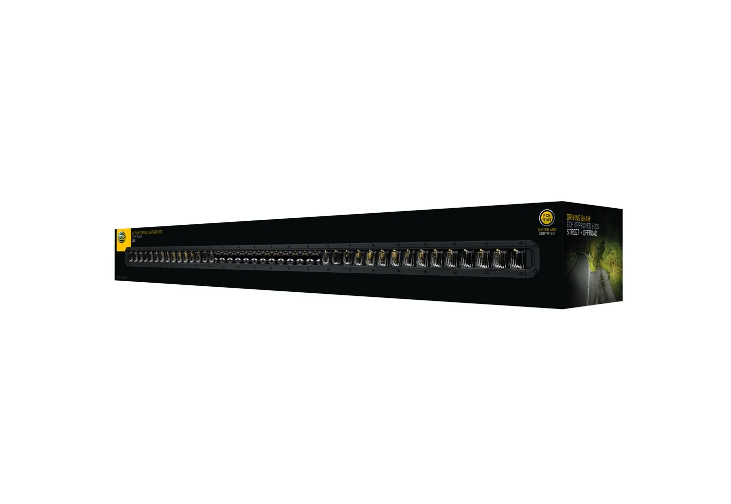 HELLA - 1FJ 358 196-521 - LED-High Beam Headlight, Black Magic Tough Lightbar 40", 12/24V, 6800lm