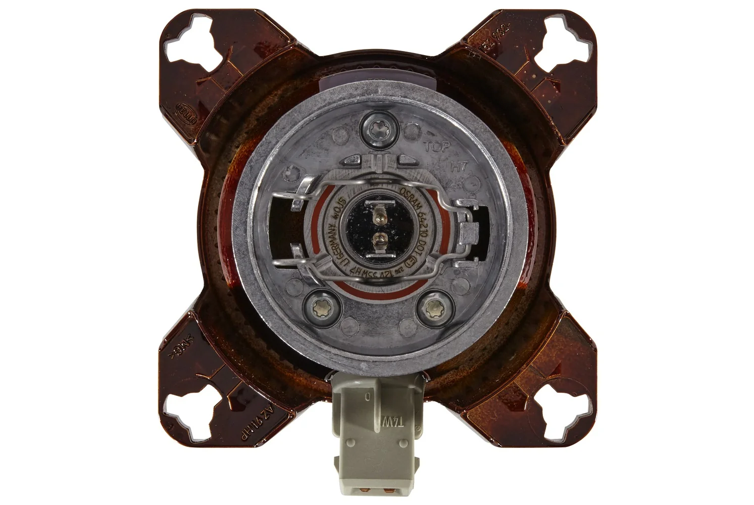 HELLA - 1K0 008 191-001 - FF/Halogen-Insert, high beam headlight, 90mm Essential, 12V