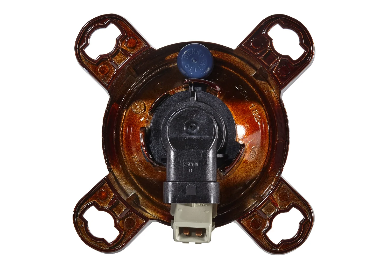 HELLA - 1K0 247 043-001 - FF/DE/Halogen-Headlight, 90mm Performance, 12V