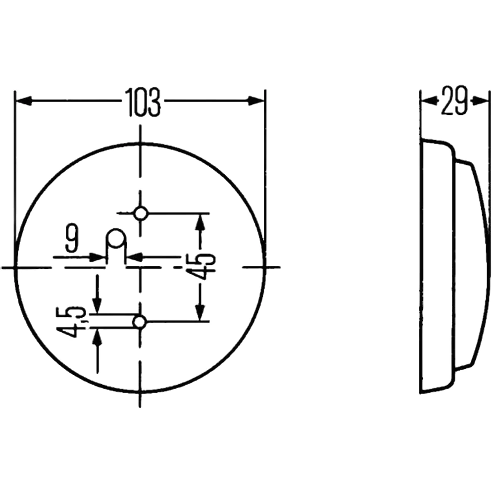 HELLA - 2JA 003 231-001 - Interior Light, Halogen, 24/12V