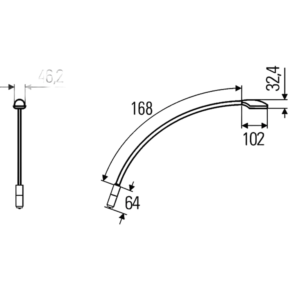 HELLA - 2JA 346 720-081 - Reading Light, LED, 24/12V