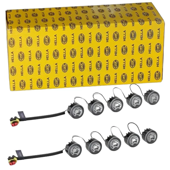 HELLA - 2PT 010 458-721 - LED-Daytime Running Light Set, LEDayFlex, 24/12V – Front