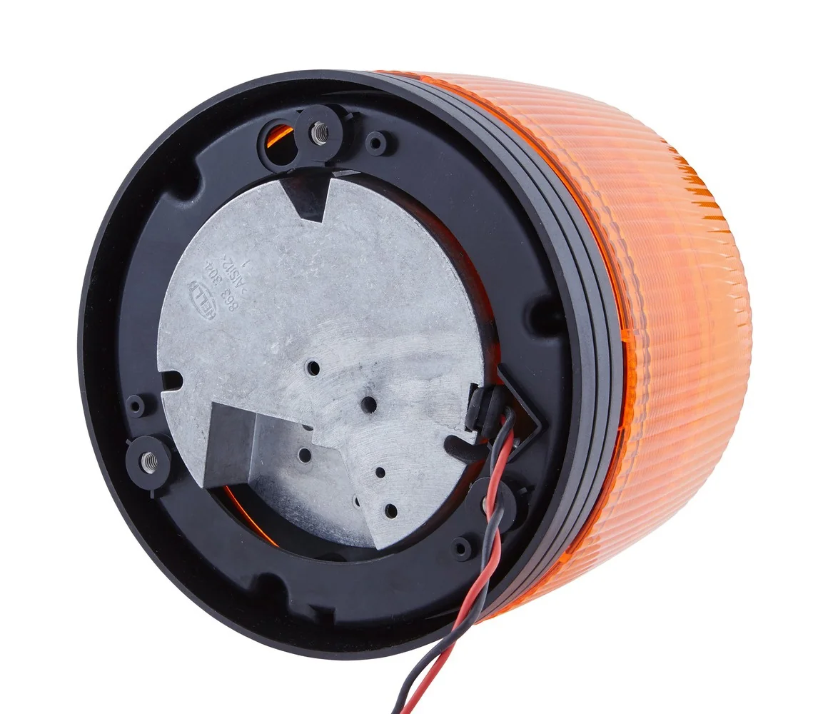 HELLA - 2RL 007 017-061 - Xenon-Rotating Beacon, KLX, 12V, yellow (amber)