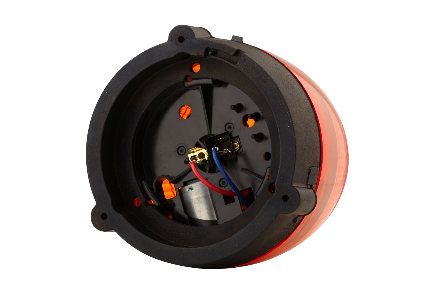 HELLA - 2RL 007 337-011 - Halogen-Rotating Beacon, KL Rotafix, 24V, yellow (amber)