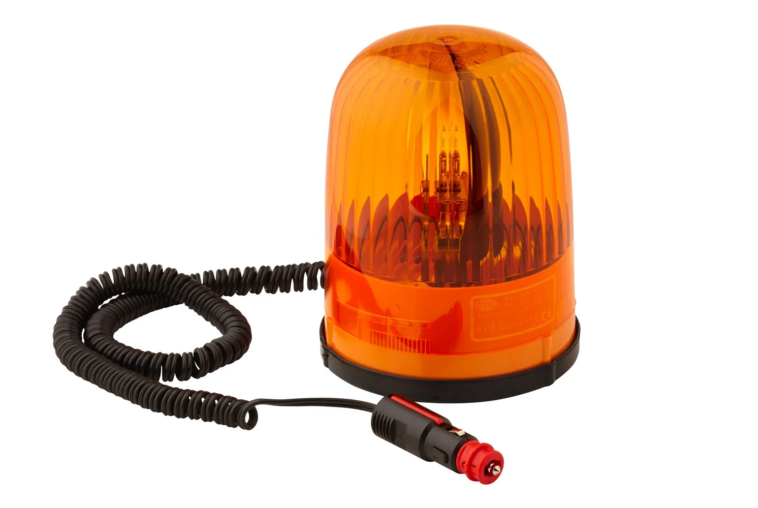 HELLA - 2RL 007 552-011 - Halogen-Rotating Beacon, KL Junior, 24V, yellow (amber)