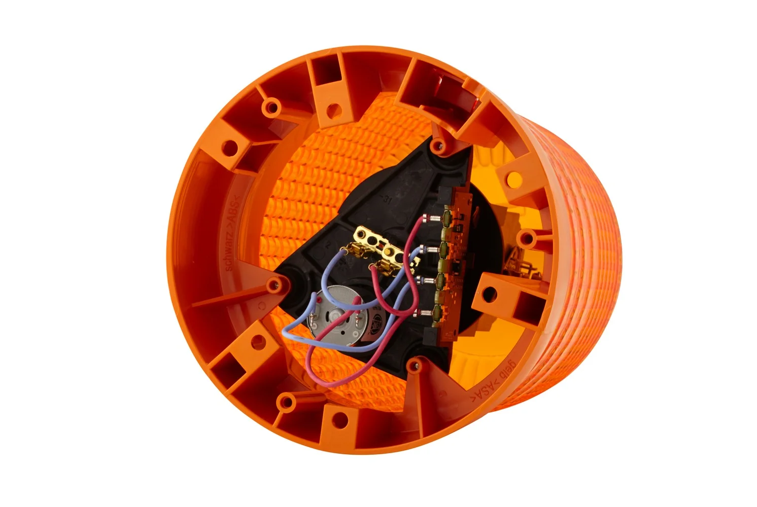 HELLA - 2RL 008 061-101 - Halogen-Rotating Beacon, KL 7000, 12V, yellow (amber)