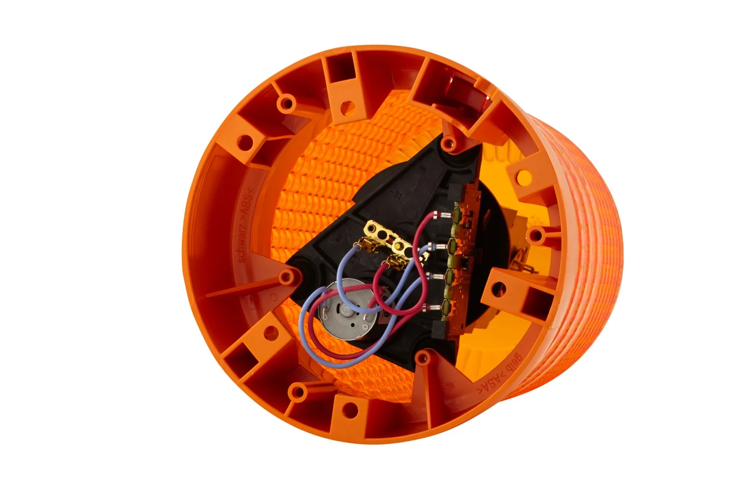 HELLA - 2RL 008 061-111 - Halogen-Rotating Beacon, KL 7000, 24V, yellow (amber)