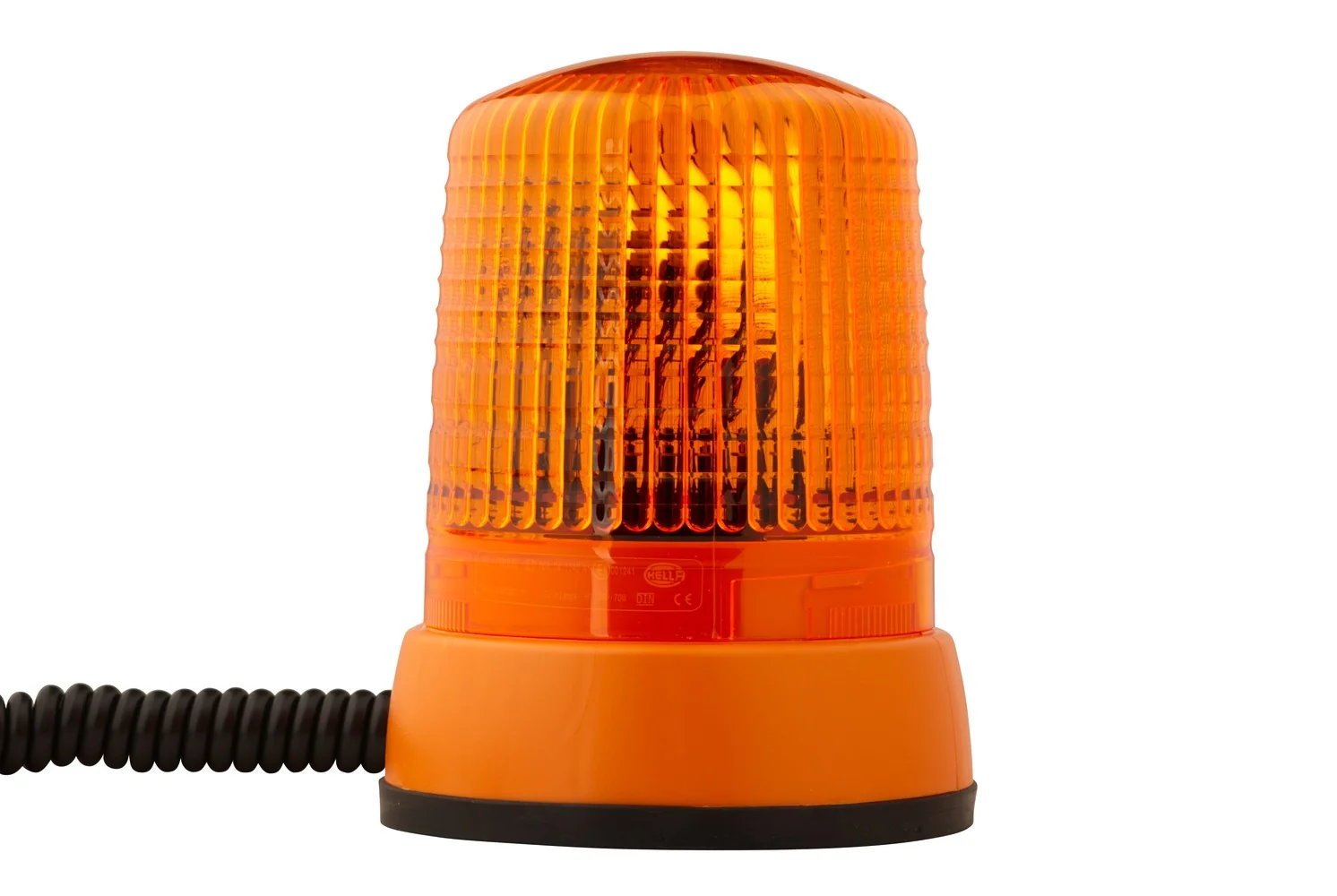 HELLA - 2RL 008 062-111 - Halogen-Rotating Beacon, KL 7000, 24V, yellow (amber)