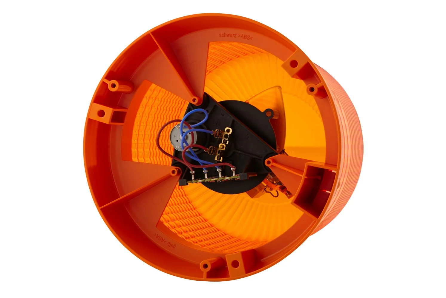 HELLA - 2RL 008 065-101 - Halogen-Rotating Beacon, KL 8000, 12V, yellow (amber)