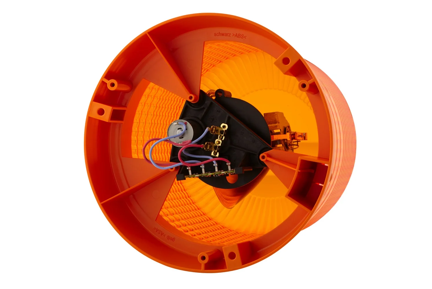 HELLA - 2RL 008 065-111 - Halogen-Rotating Beacon, KL 8000, 24V, yellow (amber)