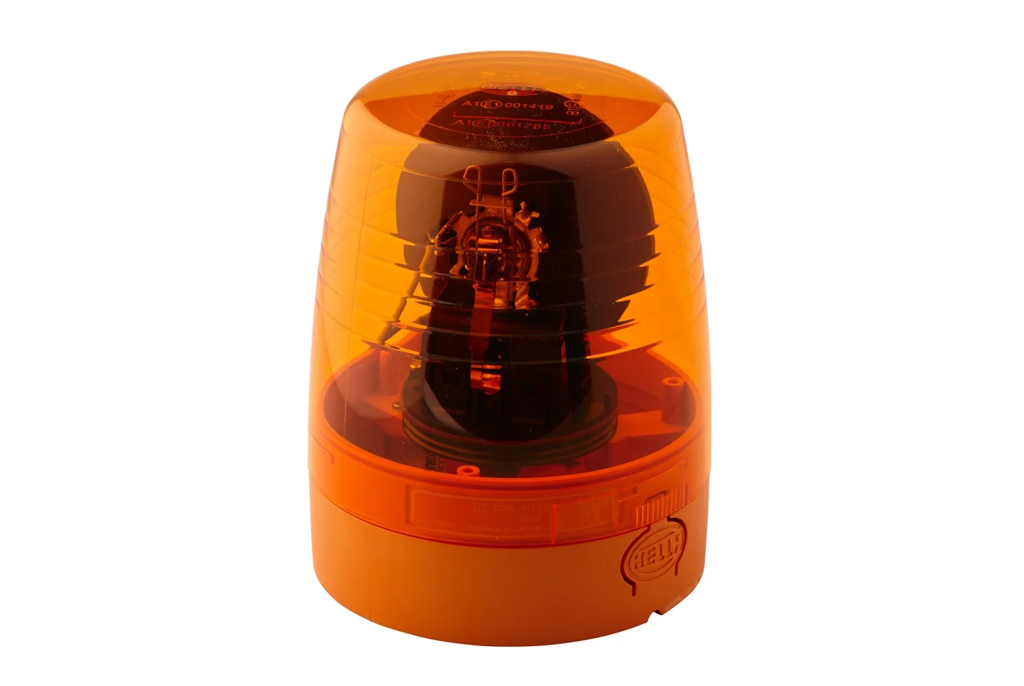 HELLA - 2RL 008 965-011 - Halogen-Rotating Beacon, KL JuniorPlus, 24V, yellow (amber)
