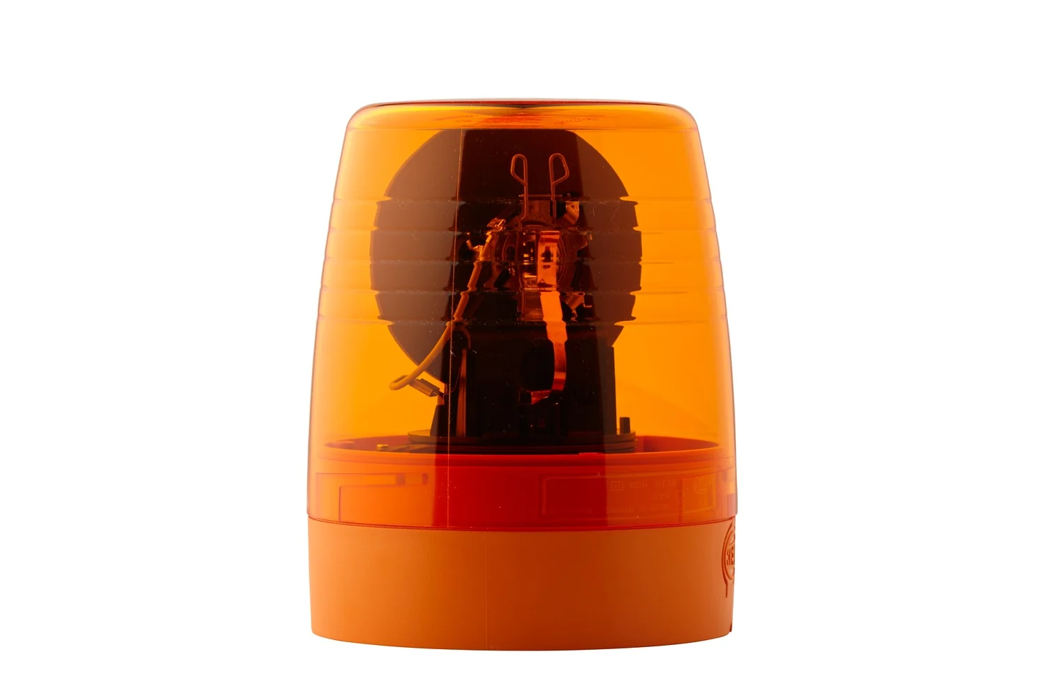 HELLA - 2RL 008 965-011 - Halogen-Rotating Beacon, KL JuniorPlus, 24V, yellow (amber)