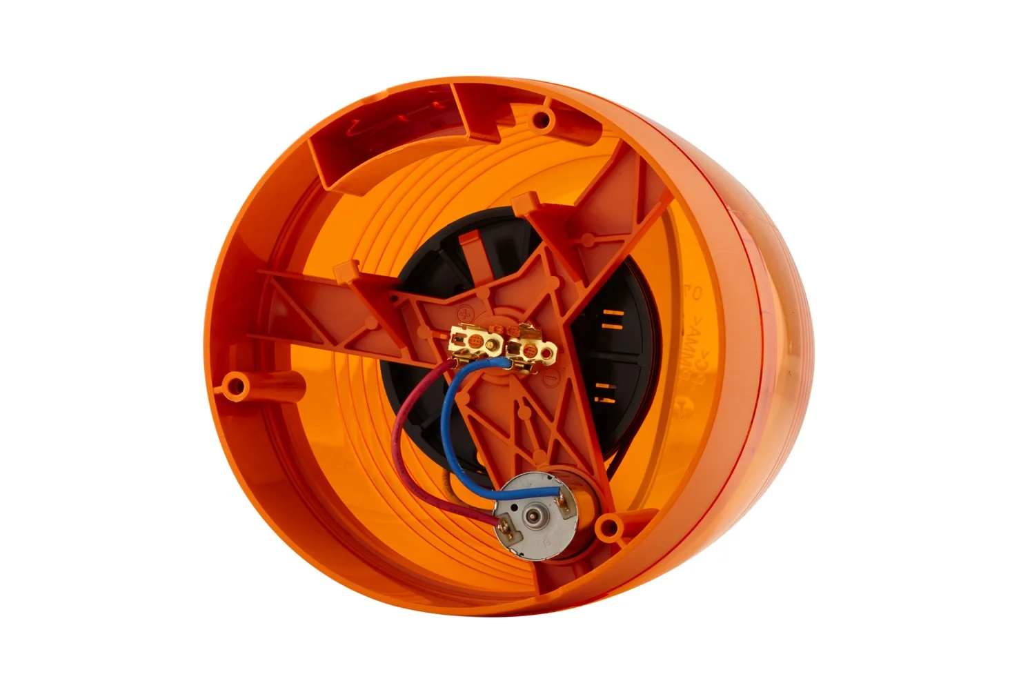 HELLA - 2RL 008 965-011 - Halogen-Rotating Beacon, KL JuniorPlus, 24V, yellow (amber)