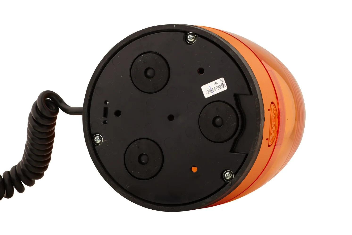 HELLA - 2RL 008 966-001 - Halogen-Rotating Beacon, KL JuniorPlus, 12V, yellow (amber)