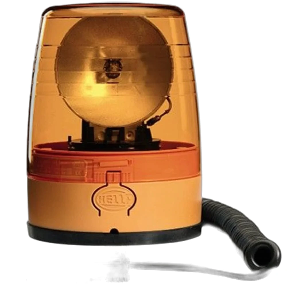 HELLA - 2RL 008 967-031 - Halogen-Rotating Beacon, KL JuniorPlus, 12V, Blue