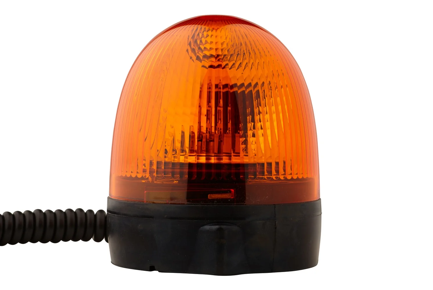 HELLA - 2RL 009 506-301 - Halogen-Rotating Beacon, Rota Compact, 12V, yellow (amber)