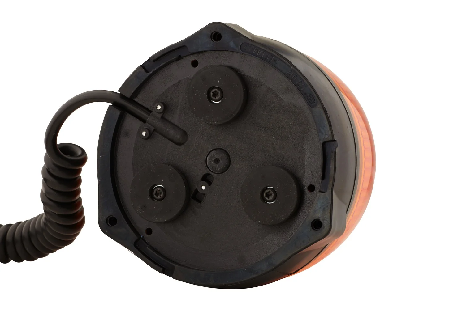 HELLA - 2RL 009 506-301 - Halogen-Rotating Beacon, Rota Compact, 12V, yellow (amber)