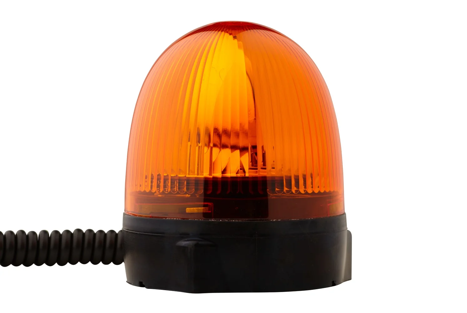HELLA - 2RL 009 506-311 - Halogen-Rotating Beacon, Rota Compact, 24V, yellow (amber)