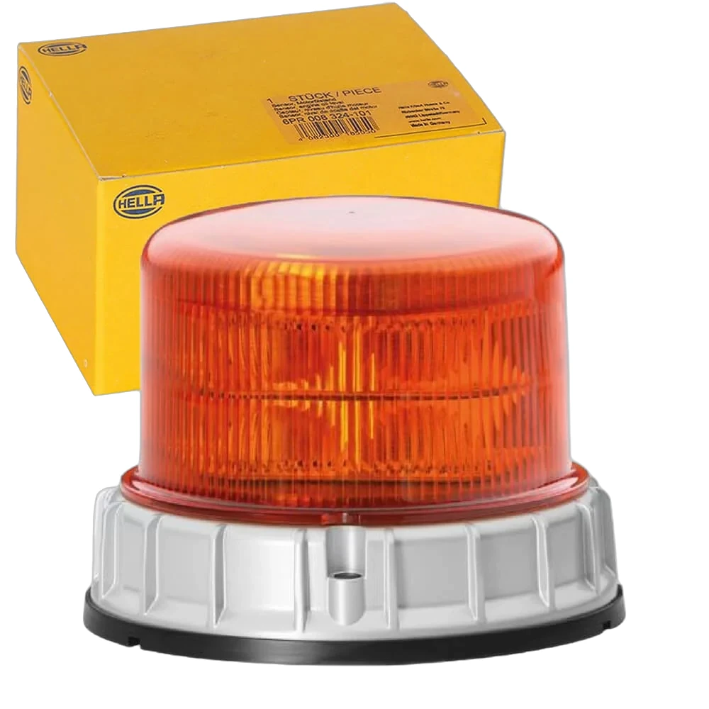 HELLA - 2RL 012 983-311 - LED-Rotating Beacon, K-LED 1.2, 12/24V, Blue