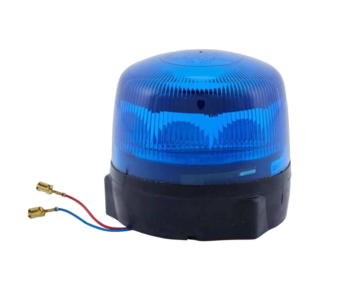 HELLA - 2RL 012 983-311 - LED-Rotating Beacon, K-LED 1.2, 12/24V, Blue