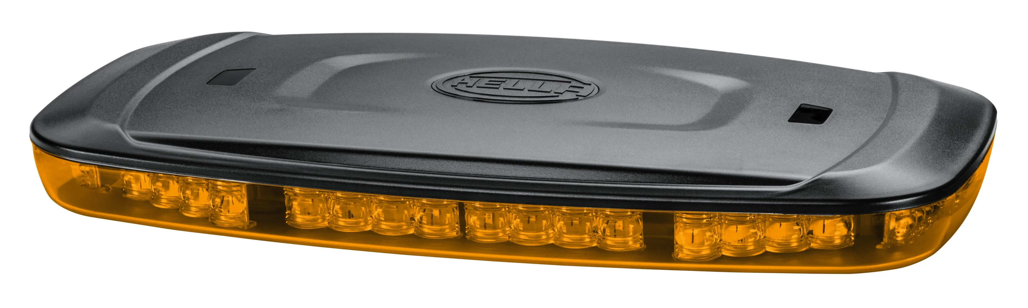 HELLA - 2RL 014 565-201 - LED-Warning Light, Mini Lightbar, 12/24V, yellow (amber)