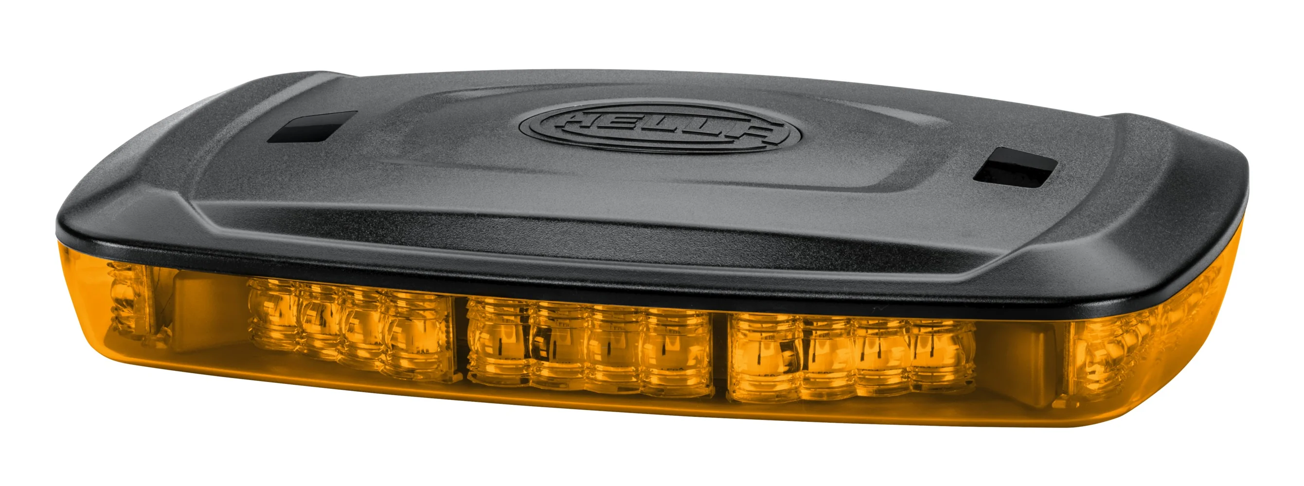 HELLA - 2RL 014 566-211 - LED-Warning Light, Micro Lightbar, 12/24V, yellow (amber)