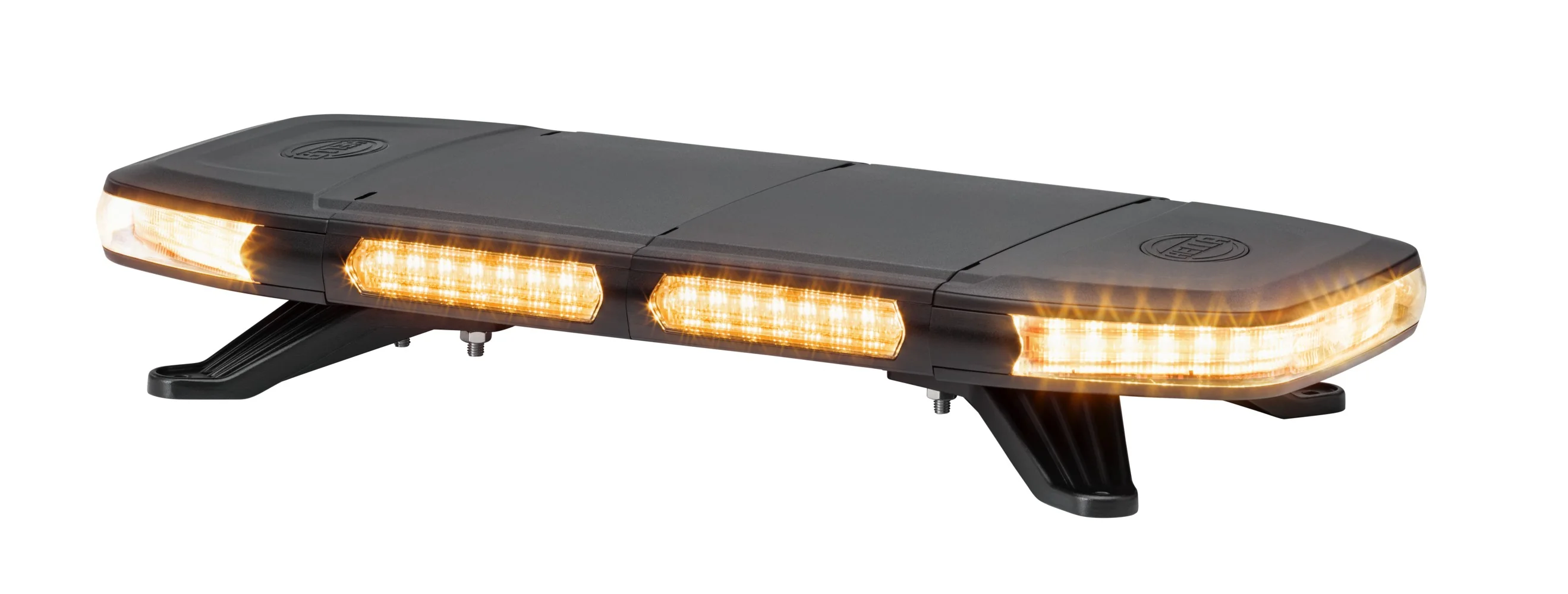 HELLA - 2RL 014 567-071 - LED-Signal System, emergency vehicle Modular Lightbar, 12/24V, 609mm, Yellow