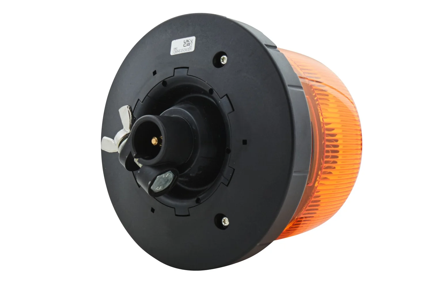 HELLA - 2RL 014 979-031 - LED-Rotating Beacon, RotaLED Compact, 12/24V, yellow (amber)