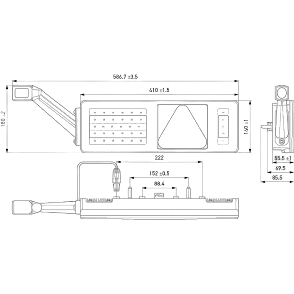 HELLA - 2VP 340 970-341 - Rearlight, LED, 24V – Right