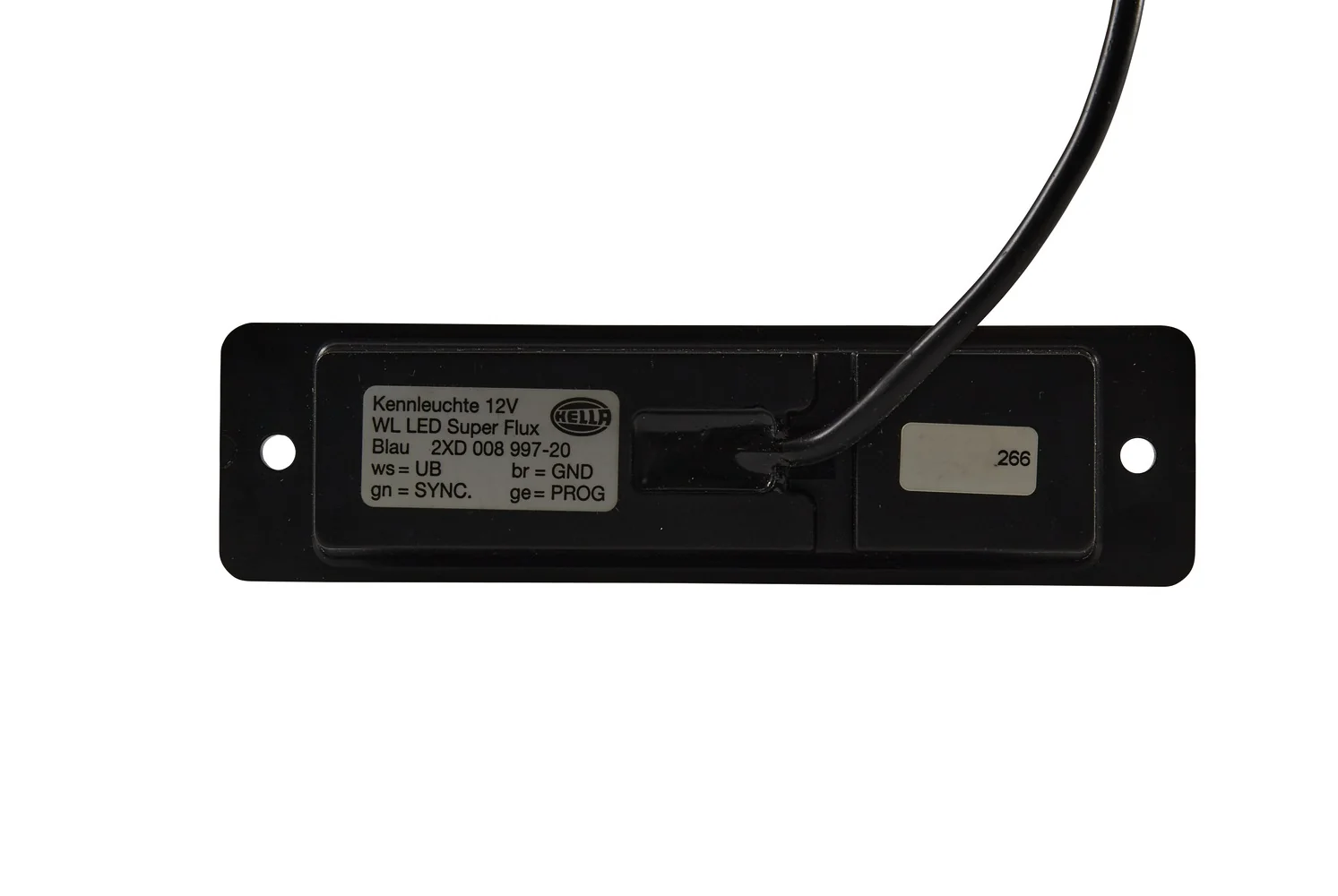 HELLA - 2XD 008 997-201 - LED-Strobe-type Beacon, WL-LED, 12V, Blue