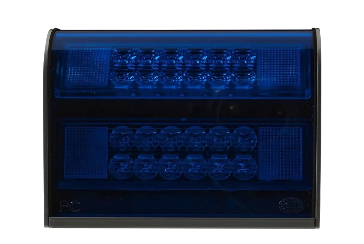 HELLA - 2XD 009 475-021 - LED-Warning Light, C-LED, 12V, Blue – Rear
