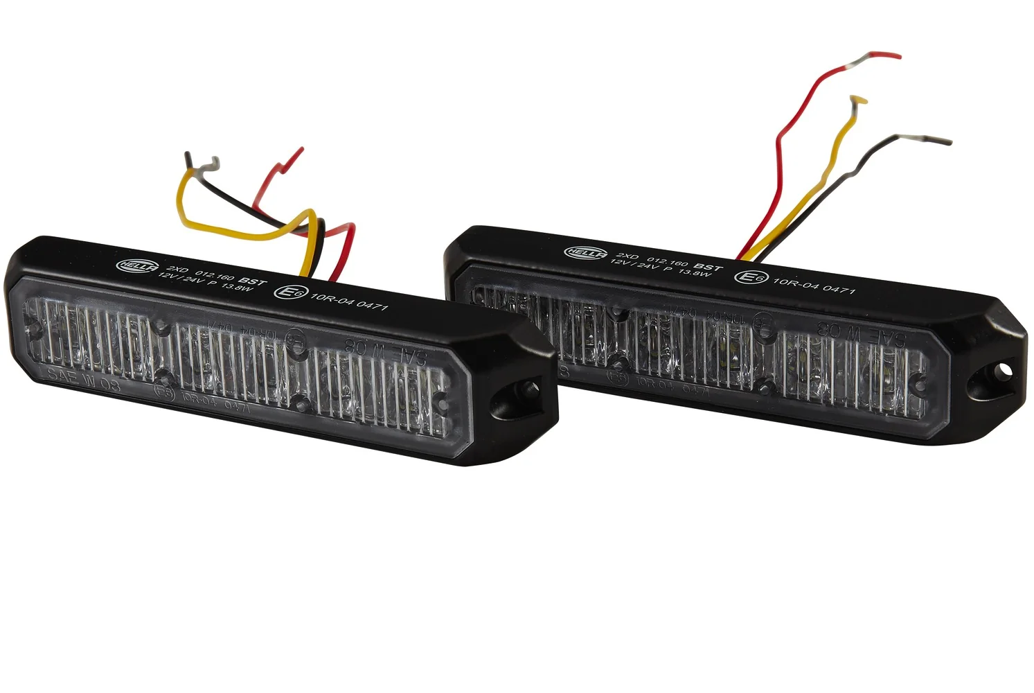 HELLA - 2XD 012 160-901 - LED-Strobe-type Beacon, BST, 12/24V, Blue