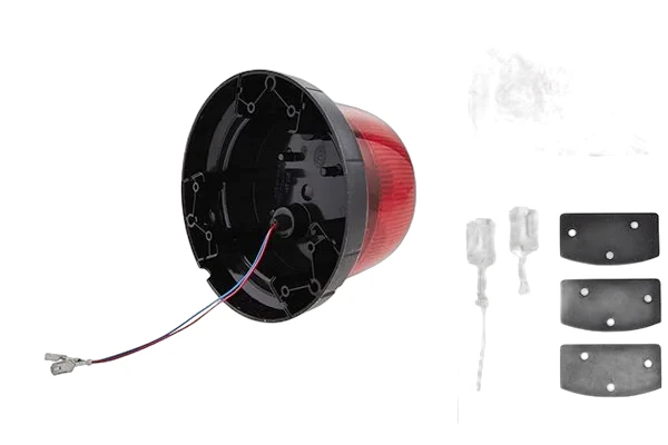 HELLA - 2XD 012 480-011 - LED-Rotating Beacon, KLX1, 12/24V, Red