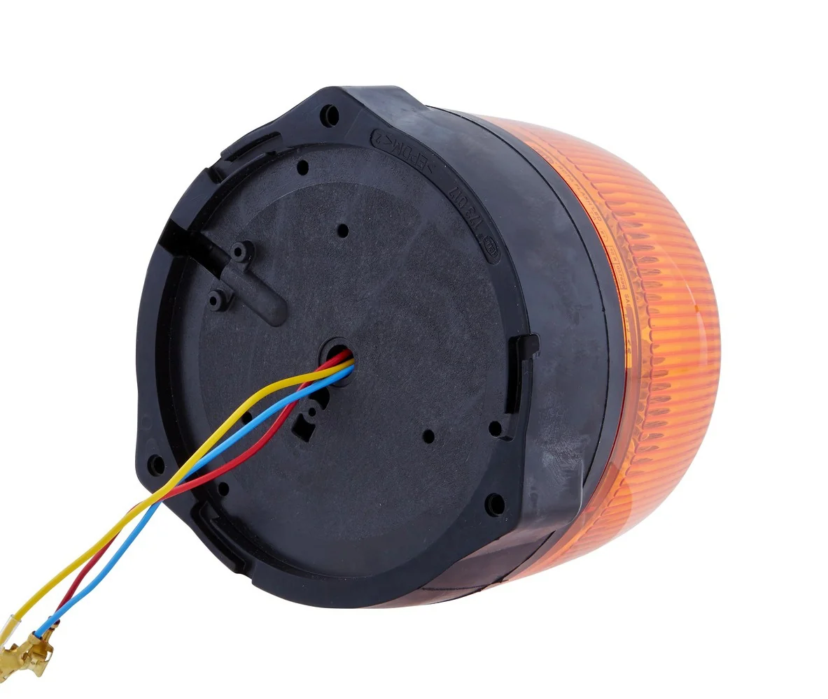 HELLA - 2XD 012 878-001 - LED-Strobe-type Beacon, RotaLED, 12/24V, yellow (amber)