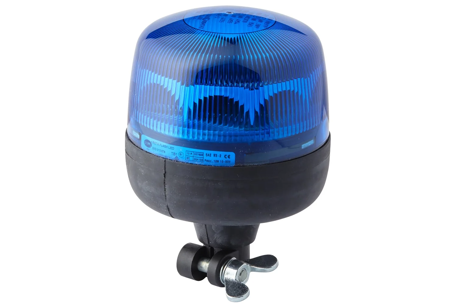 HELLA - 2XD 012 878-111 - LED-Strobe-type Beacon, RotaLED, 12/24V, Blue
