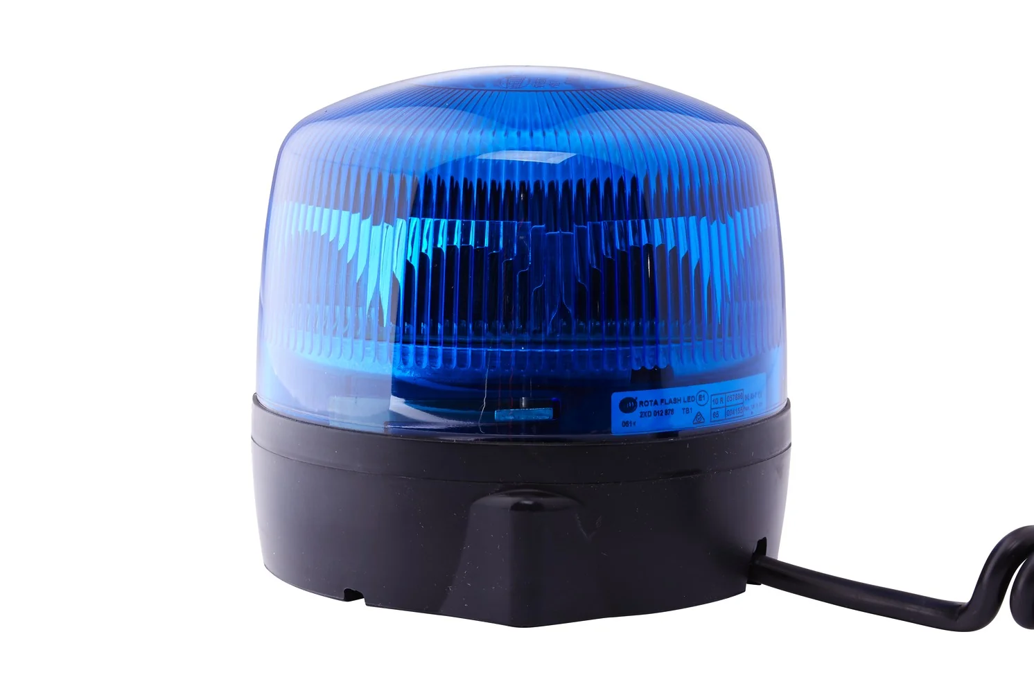 HELLA - 2XD 012 878-121 - LED-Strobe-type Beacon, RotaLED, 12/24V, Blue