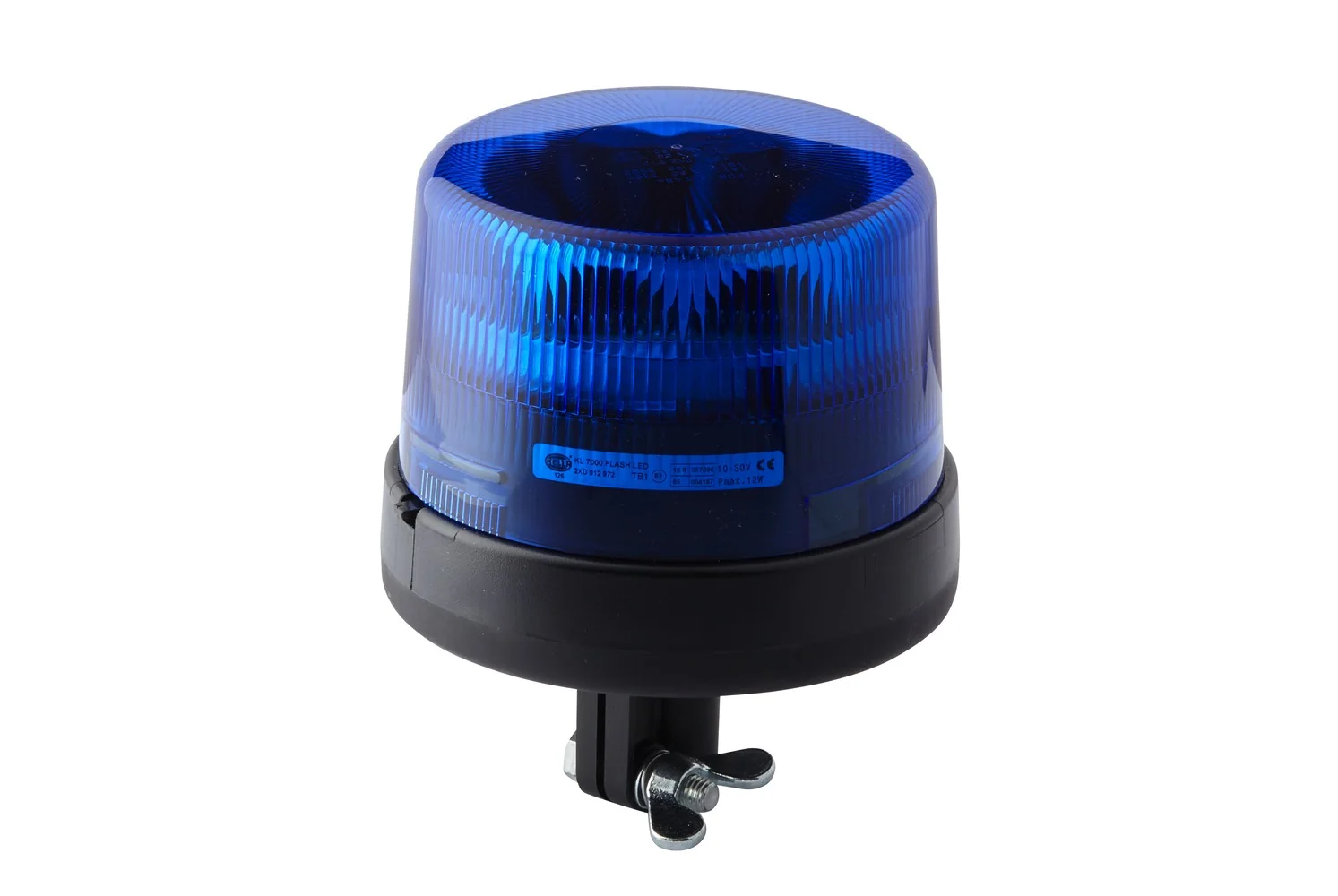 HELLA - 2XD 012 972-111 - LED-Strobe-type Beacon, KL 7000, 12/24V, Blue