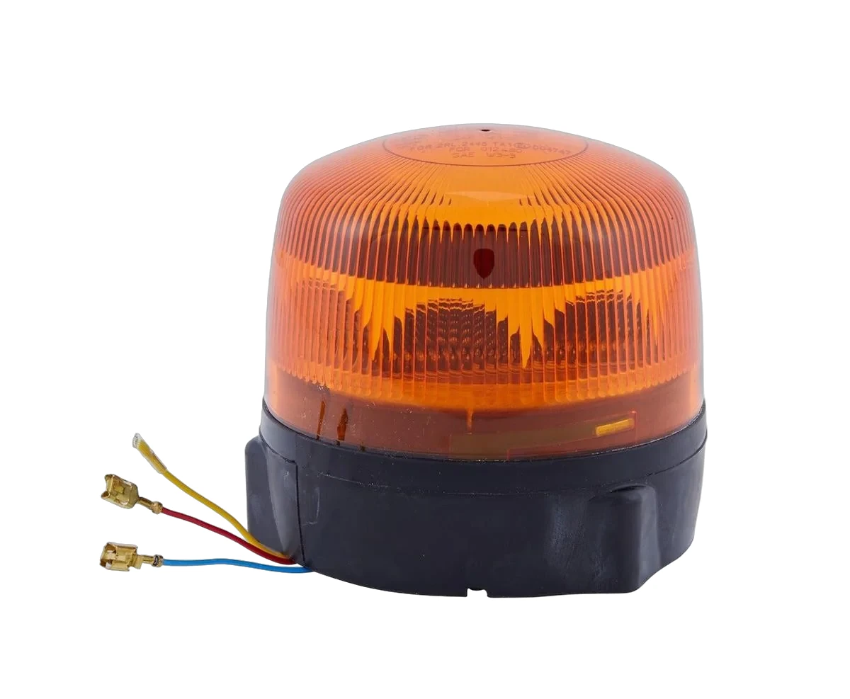 HELLA - 2XD 013 878-001 - LED-Strobe-type Beacon RotaFlash Compact LED, 12/24V, yellow (amber)