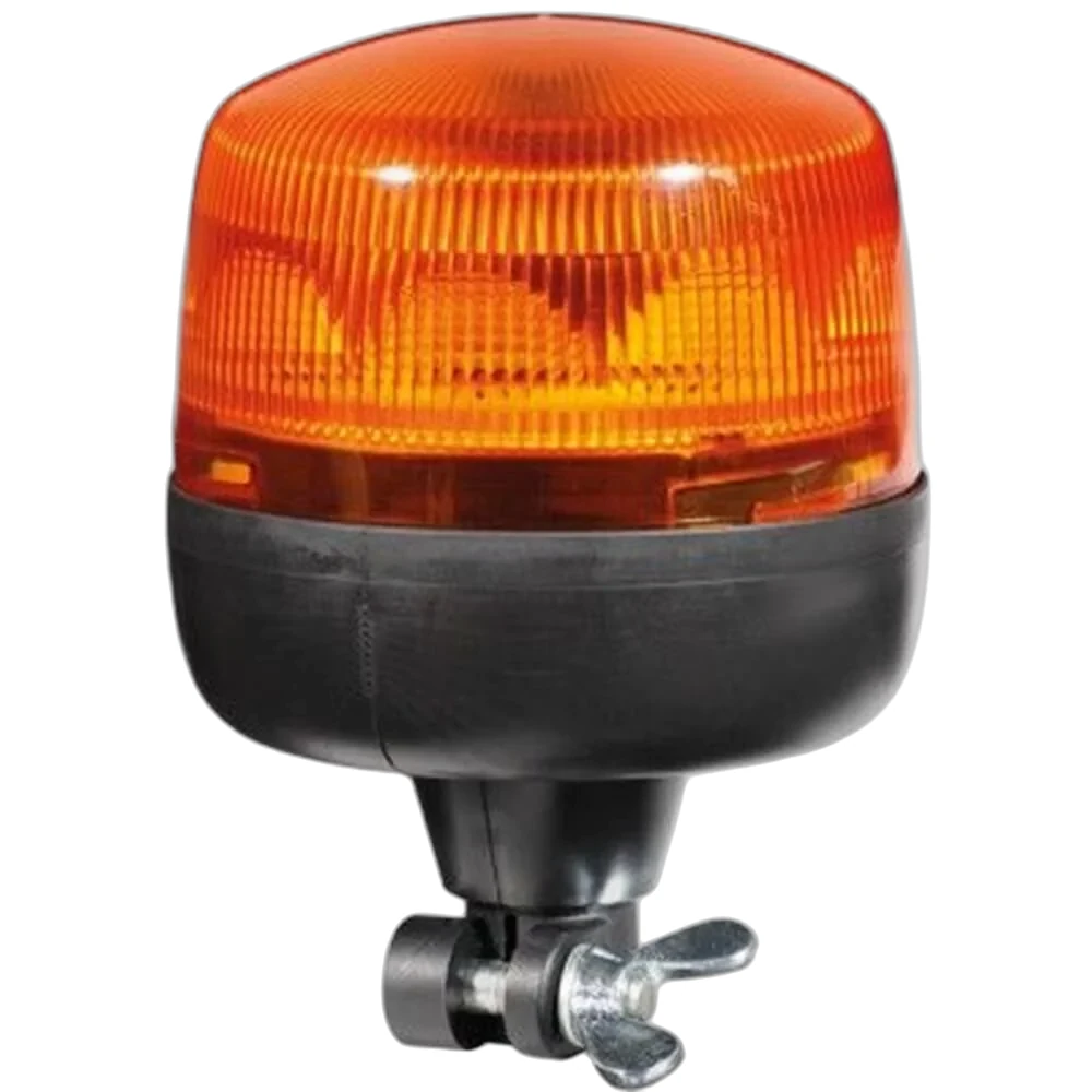 HELLA - 2XD 013 878-011 - LED-Strobe-type Beacon RotaFlash Compact LED, 12/24V, yellow (amber)
