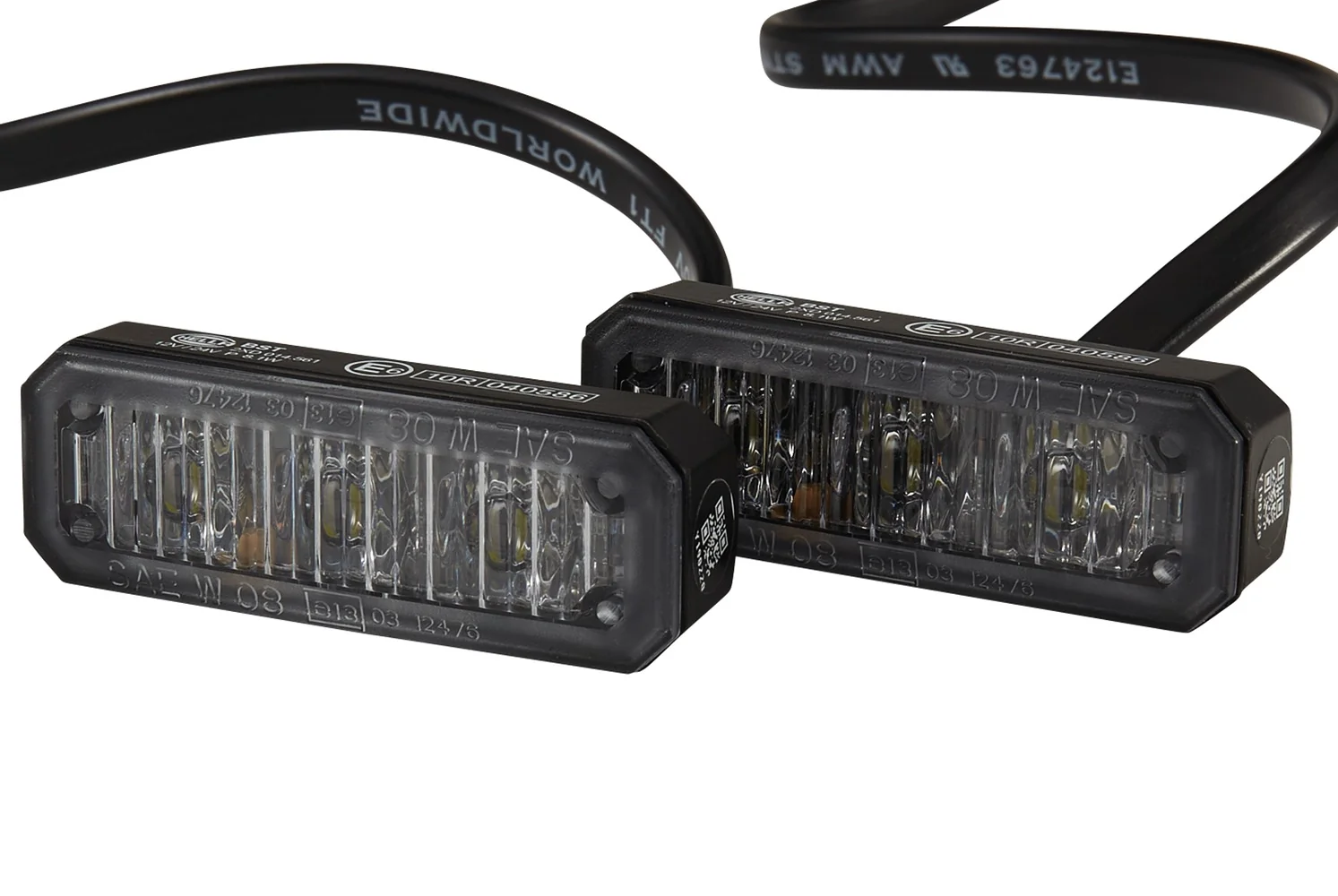 HELLA - 2XD 014 561-901 - LED-Strobe-type Beacon, BST, 12/24V, White