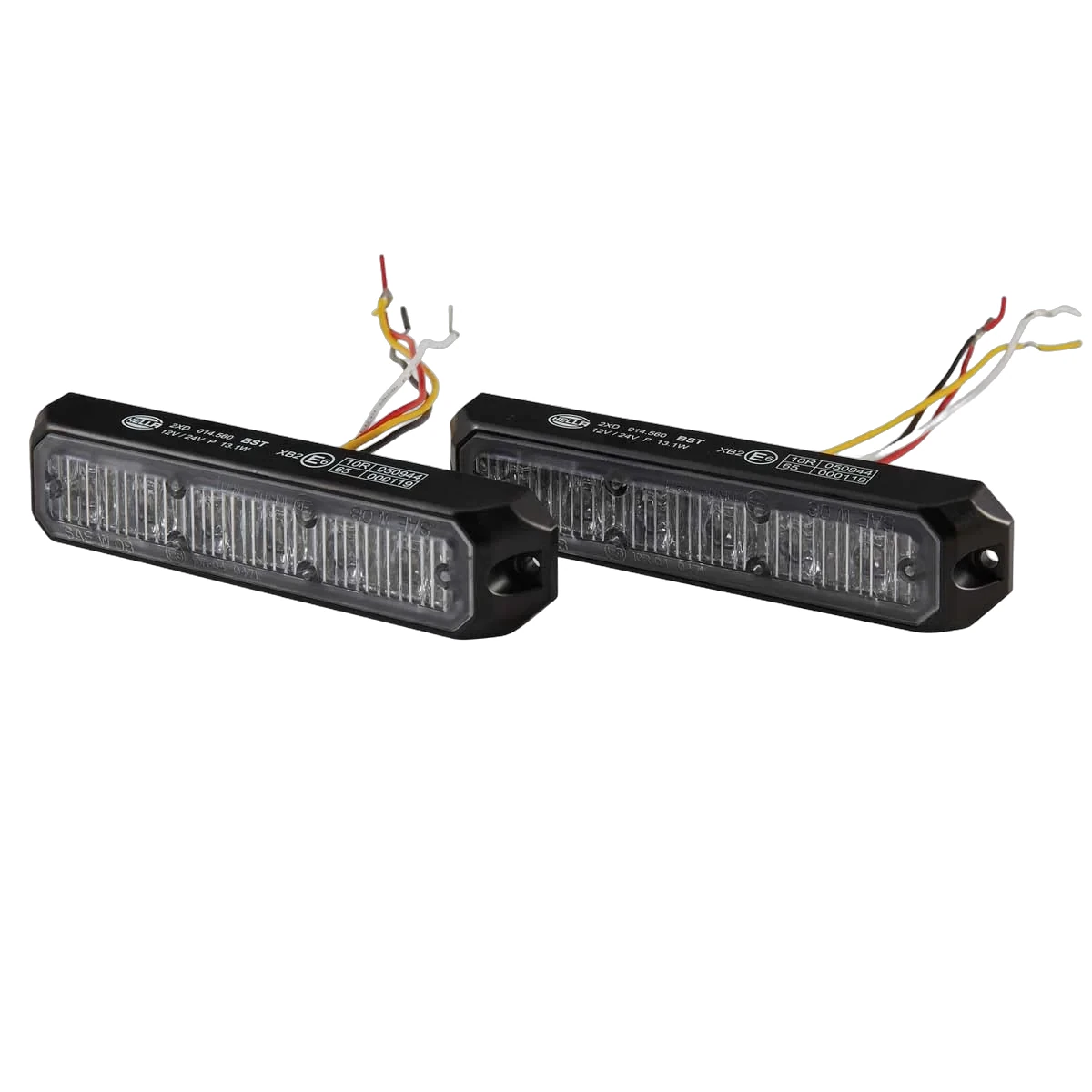 HELLA - 2XD 014 562-001 - LED-Strobe-type Beacon, BST-Slim, 12/24V, Blue