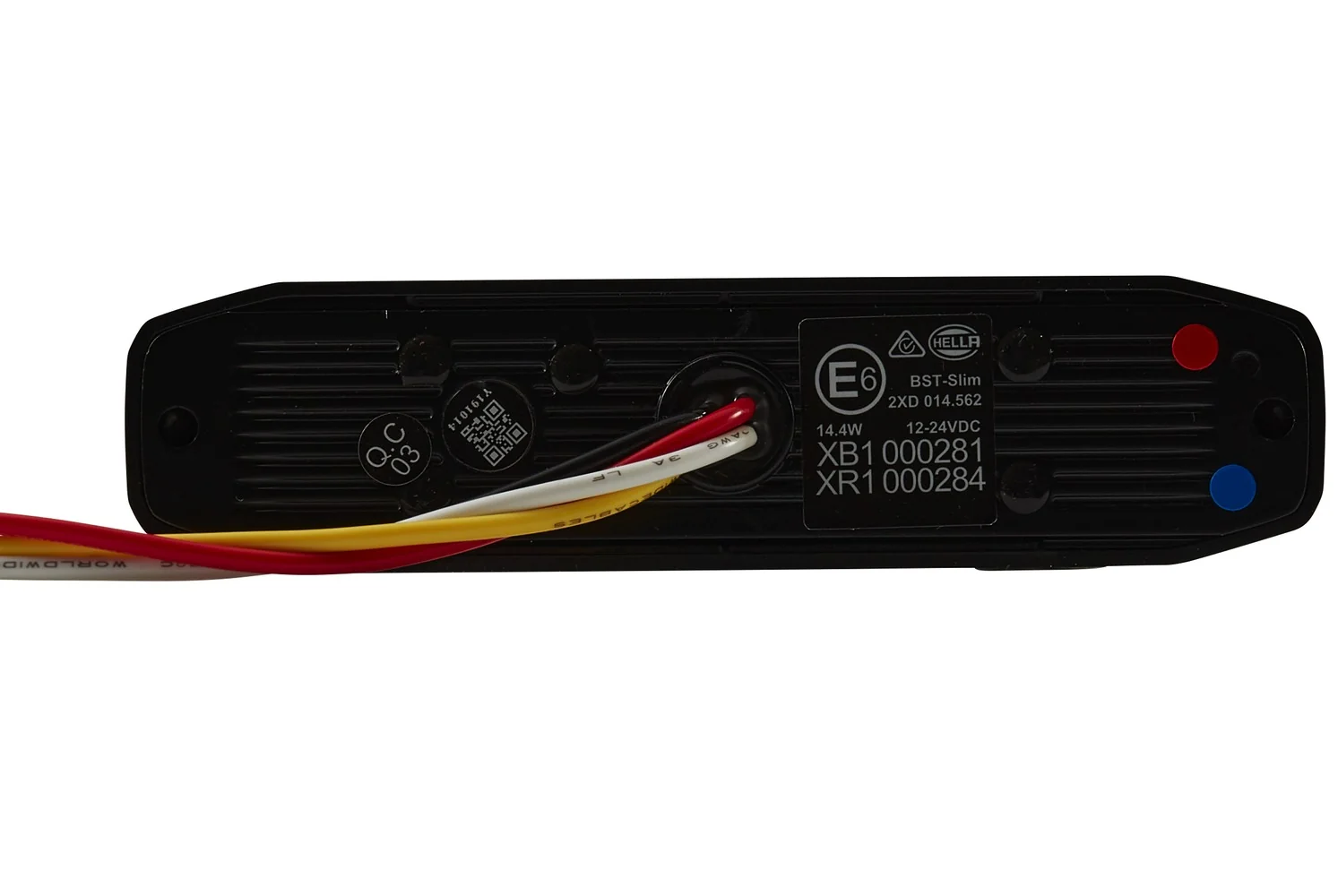 HELLA - 2XD 014 562-811 - LED-Strobe-type Beacon, BST-Slim, 12/24V, Blue