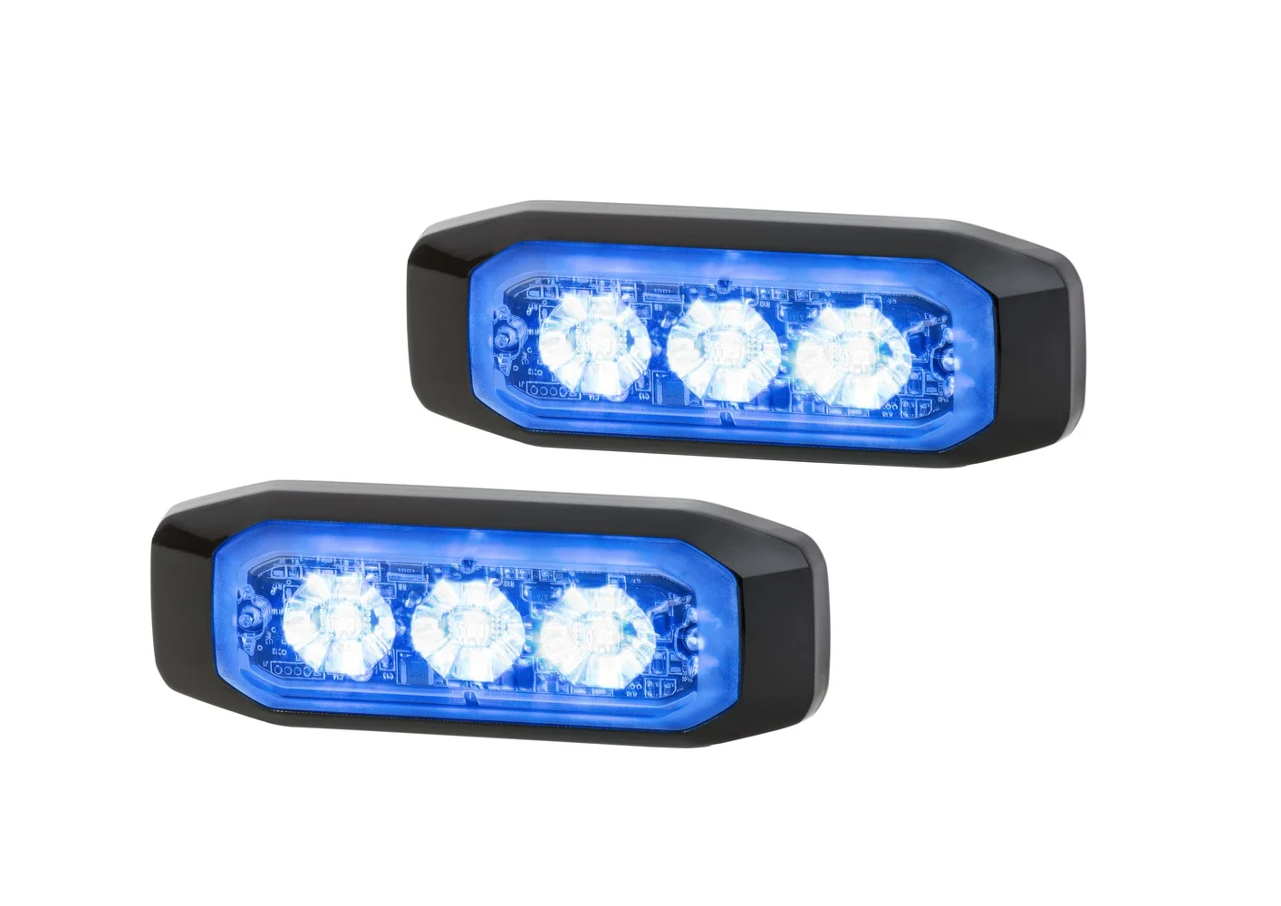 HELLA - 2XD 014 563-101 - LED-Strobe-type Beacon, BST-Slim, 12/24V, Blue